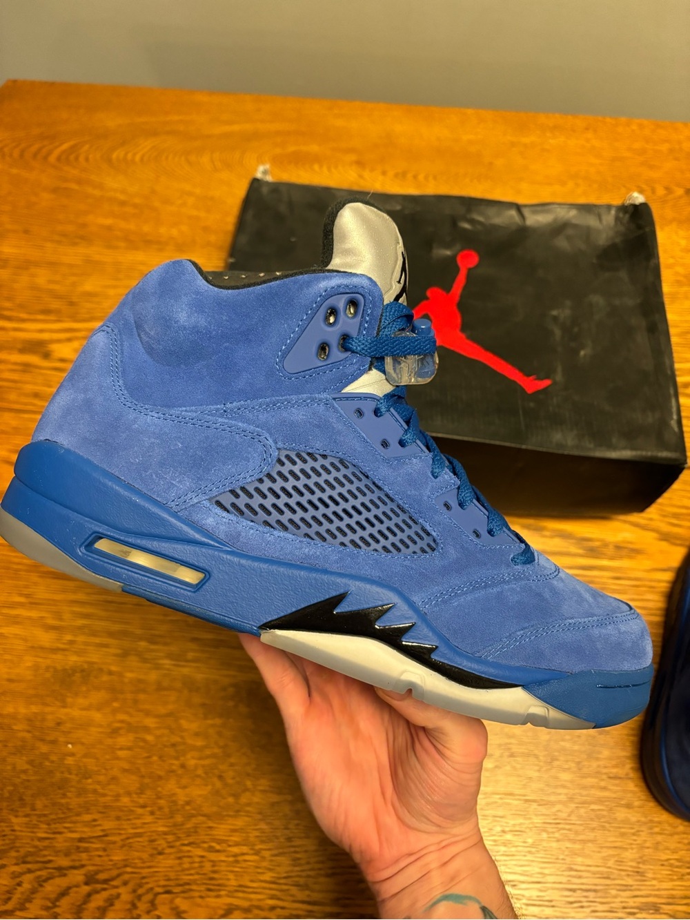 Air Jordan 5 Retro Blue Suede